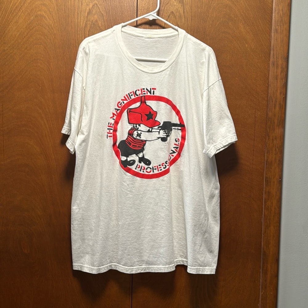 Vintage UK punk band The Magnificent Professionals t-shirt.